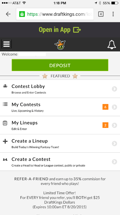 draftkings-mobile-site-home