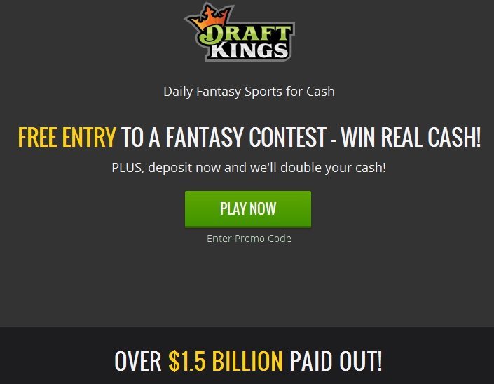 DraftKings Free Contest Welcome Bonus