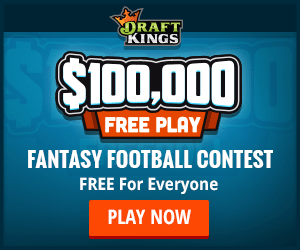 Free DraftKings $100K NFL Week 1 Contest!